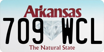 AR license plate 709WCL