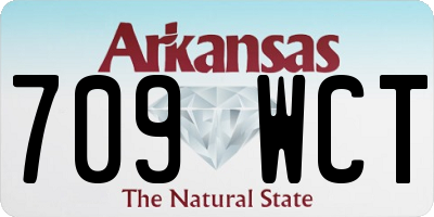 AR license plate 709WCT