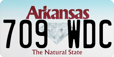 AR license plate 709WDC