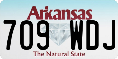 AR license plate 709WDJ