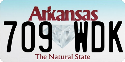 AR license plate 709WDK