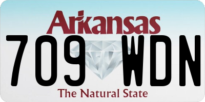 AR license plate 709WDN