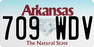 AR license plate 709WDV