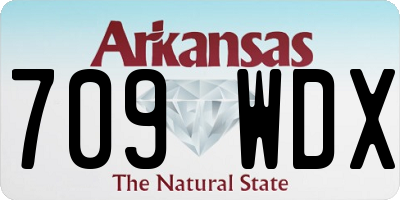 AR license plate 709WDX
