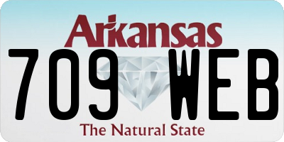 AR license plate 709WEB