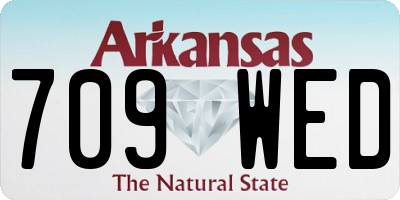AR license plate 709WED