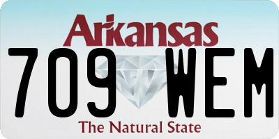 AR license plate 709WEM