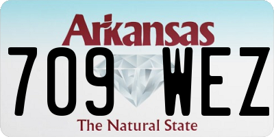 AR license plate 709WEZ