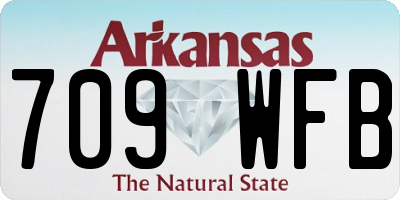 AR license plate 709WFB