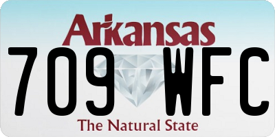 AR license plate 709WFC