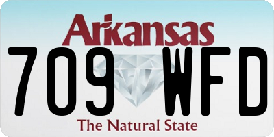 AR license plate 709WFD
