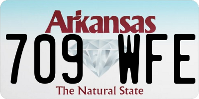 AR license plate 709WFE