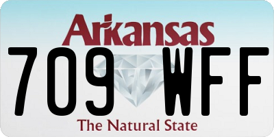 AR license plate 709WFF