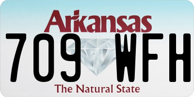 AR license plate 709WFH