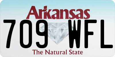 AR license plate 709WFL