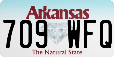 AR license plate 709WFQ
