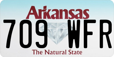 AR license plate 709WFR