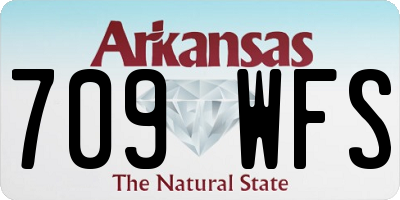 AR license plate 709WFS