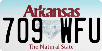 AR license plate 709WFU