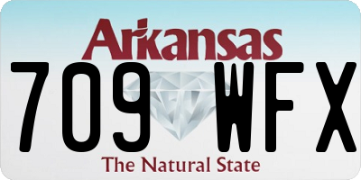 AR license plate 709WFX