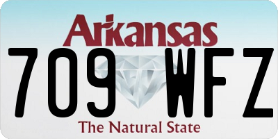 AR license plate 709WFZ