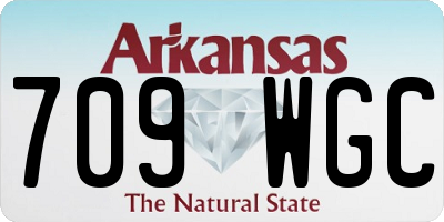 AR license plate 709WGC
