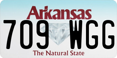 AR license plate 709WGG