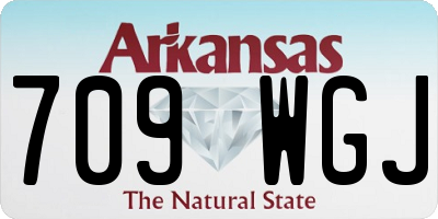 AR license plate 709WGJ