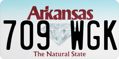 AR license plate 709WGK
