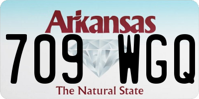 AR license plate 709WGQ