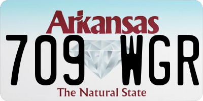 AR license plate 709WGR