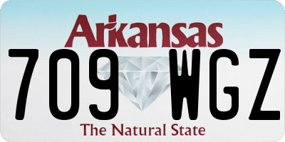 AR license plate 709WGZ