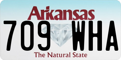 AR license plate 709WHA