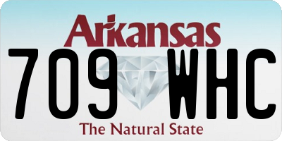 AR license plate 709WHC