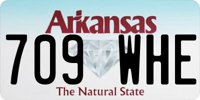 AR license plate 709WHE