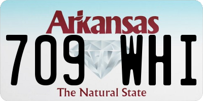 AR license plate 709WHI
