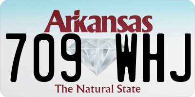 AR license plate 709WHJ