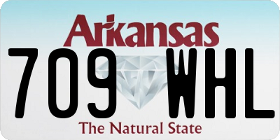 AR license plate 709WHL