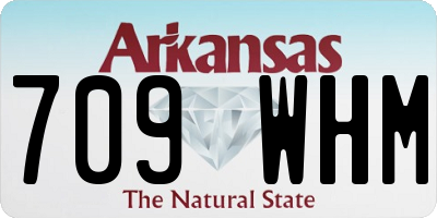 AR license plate 709WHM