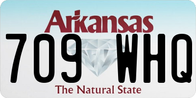 AR license plate 709WHQ