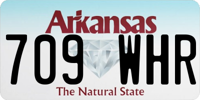 AR license plate 709WHR