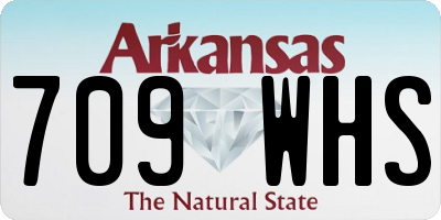 AR license plate 709WHS