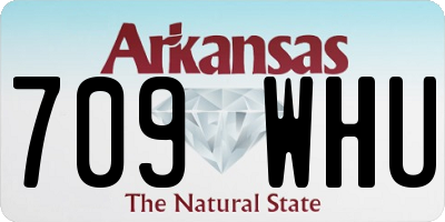 AR license plate 709WHU