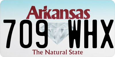 AR license plate 709WHX
