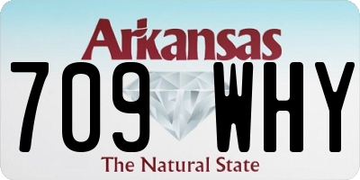 AR license plate 709WHY