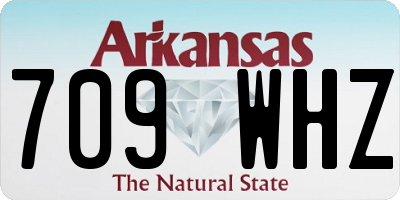 AR license plate 709WHZ