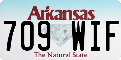 AR license plate 709WIF