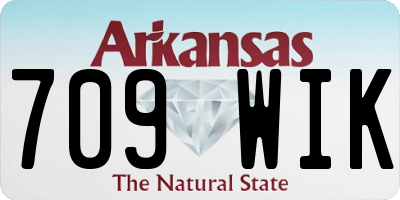 AR license plate 709WIK