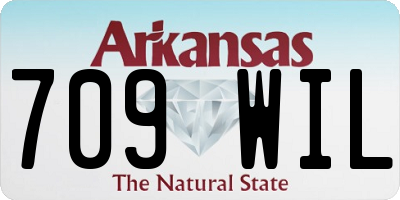AR license plate 709WIL