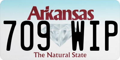 AR license plate 709WIP